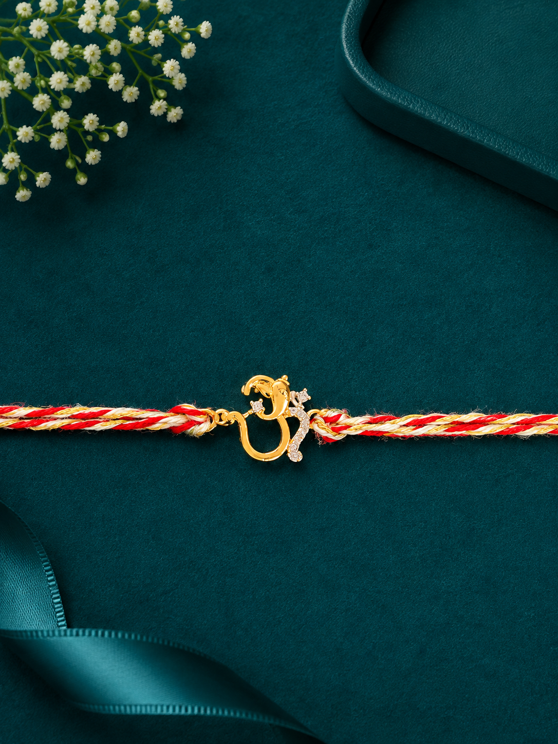 Sacred Om Multicolour Thread Rakhi