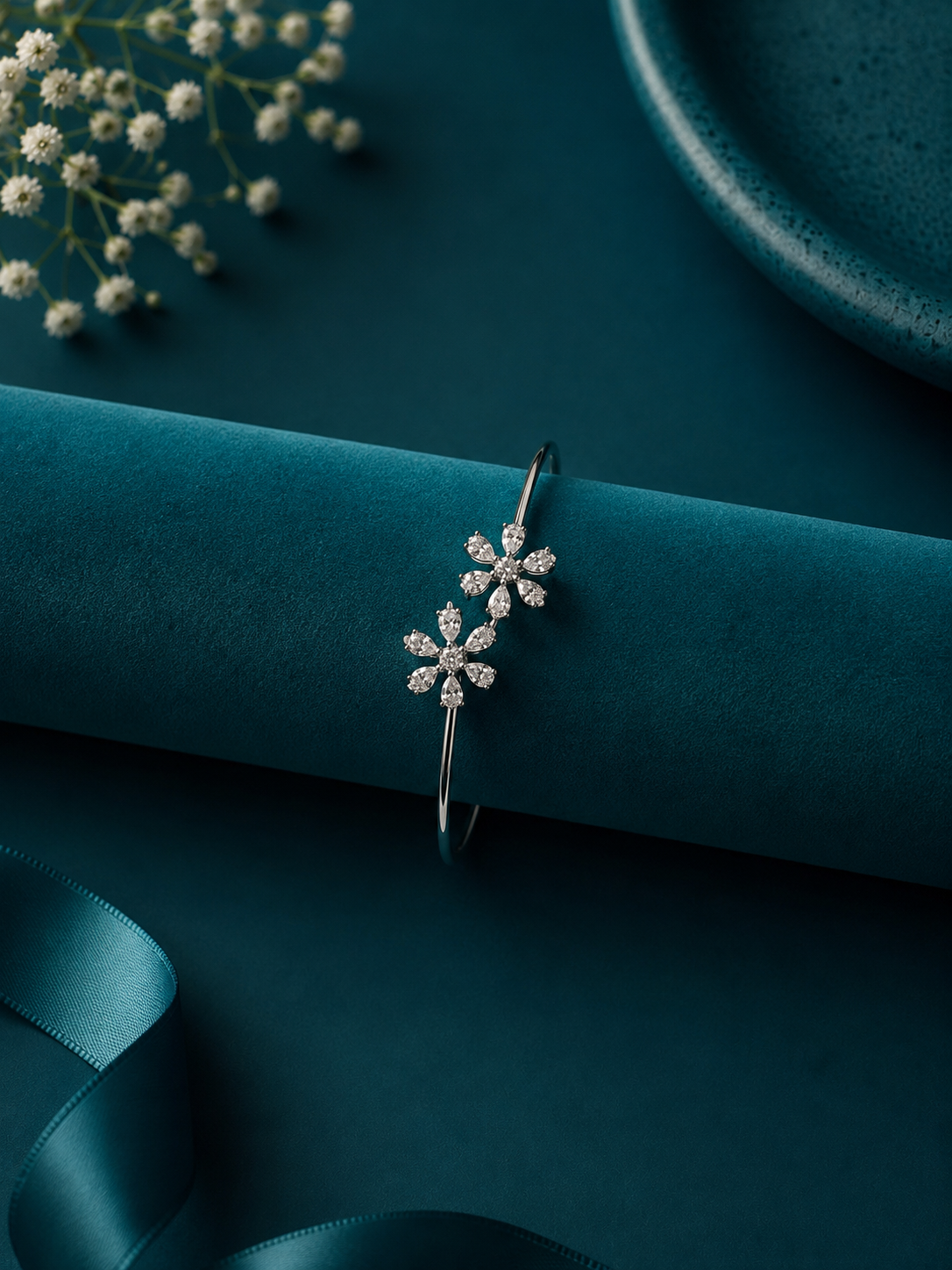 Crystal Floral Vine Adjustable