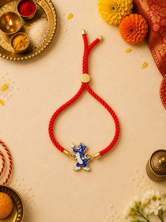 Tom Red Bracelet Kids Rakhi