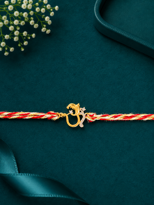 Sacred Om Multicolour Thread Rakhi