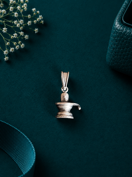 Sterling Silver Shiva Lingam Pendant