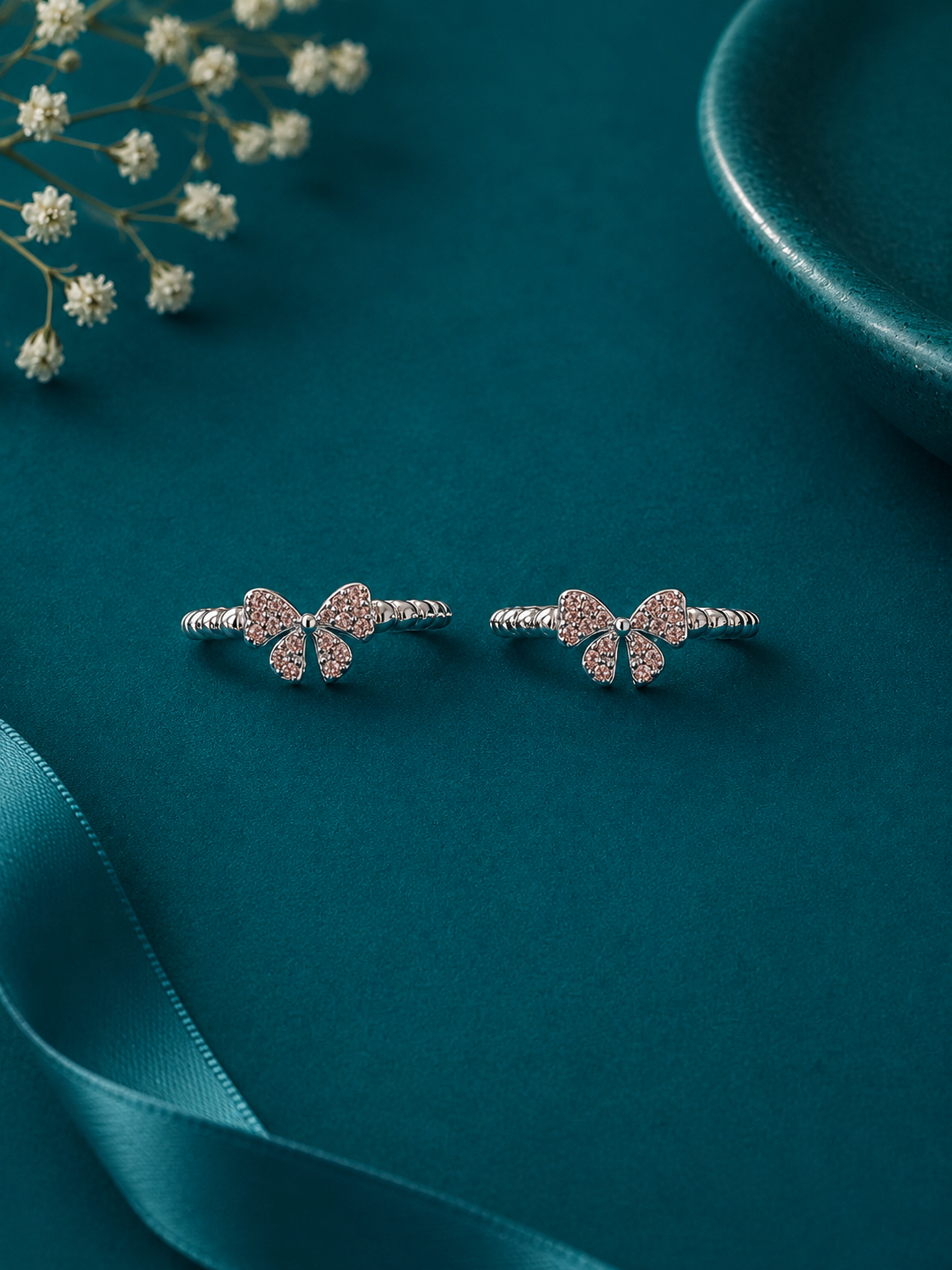 Dragonfly Crystal Stud Earrings