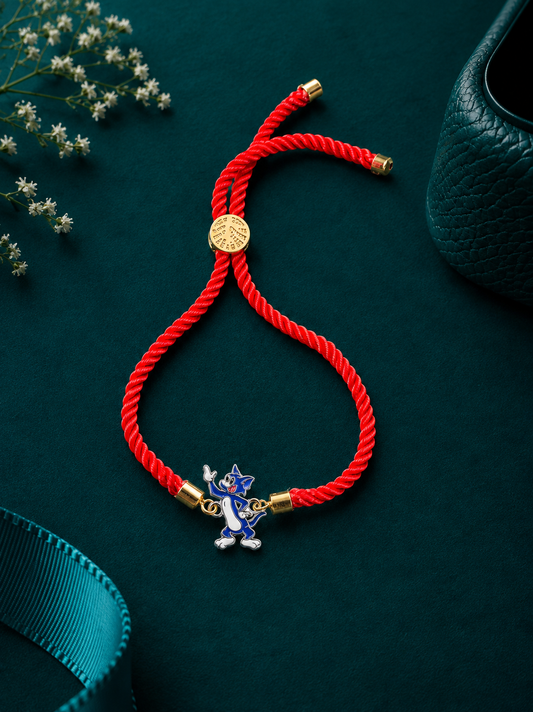Tom Cartoon Red Kids Rakhi