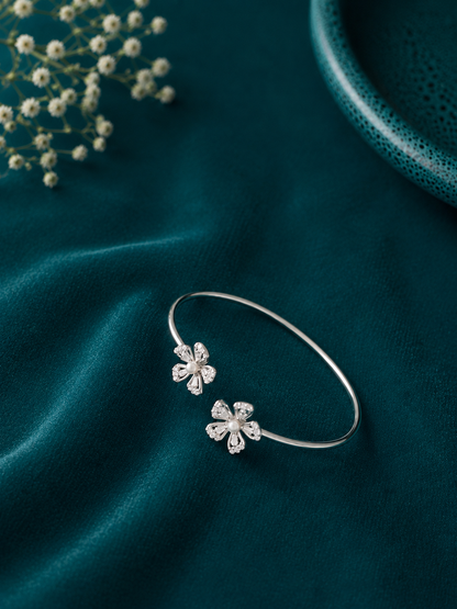 Twin Blossom Adjustable Kada
