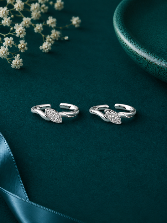 Feather Wrap Adjustable Toe Ring