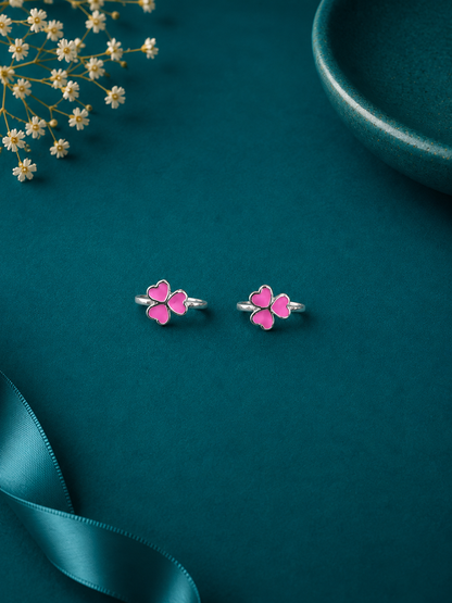 Pink Blossom Adjustable Toe Ring